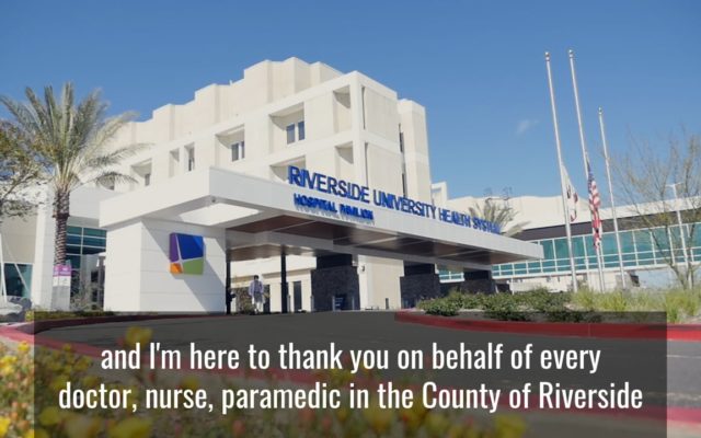 Riverside County Thanking People For Flattening The Curve